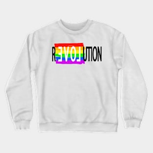 Revolution Love Rainbow Crewneck Sweatshirt